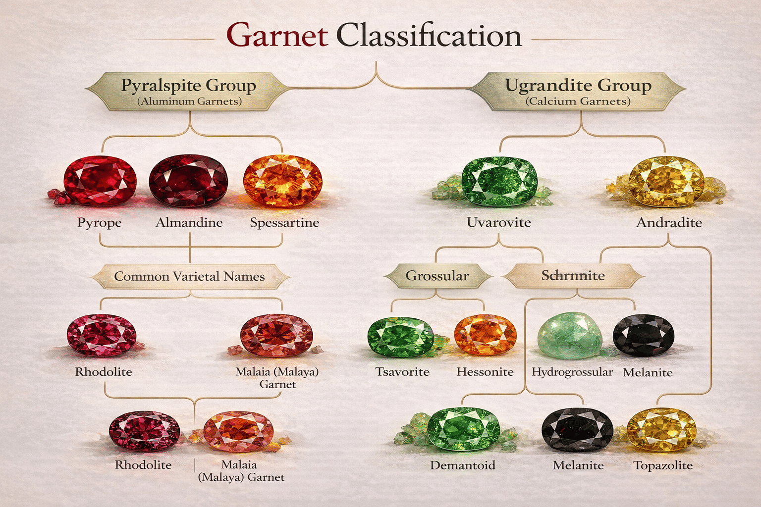 What is January’s Birthstone? Garnet Colors